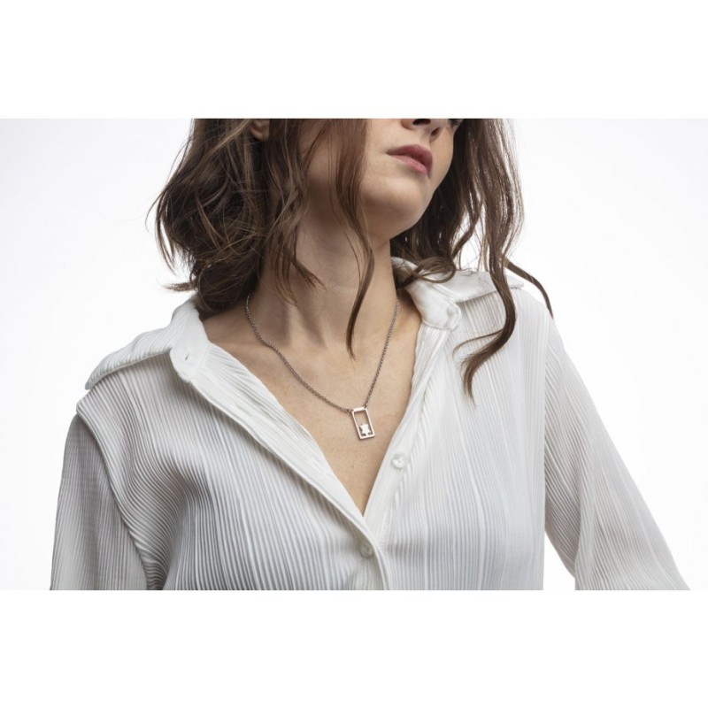 עדי סידלר שרשרת עמיד למים מנירוסטה סט... | תליון יהודי